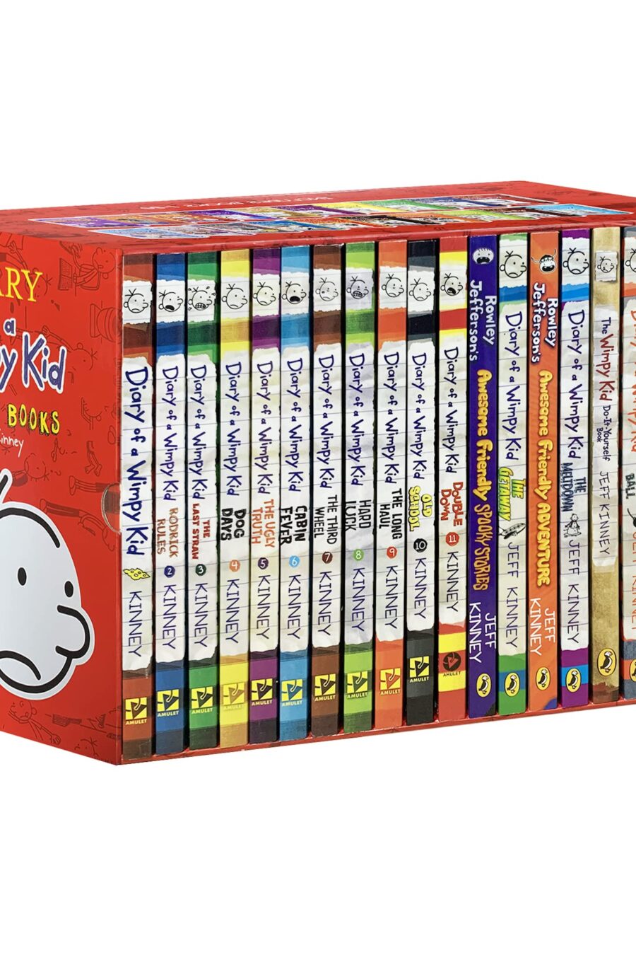Diary Of A Wimpy Kid 1-18 (Box Set) Book Cover