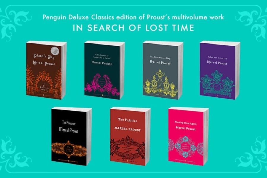 Penguin Deluxe - In Search Of Lost Time (7 Books) Book Cover