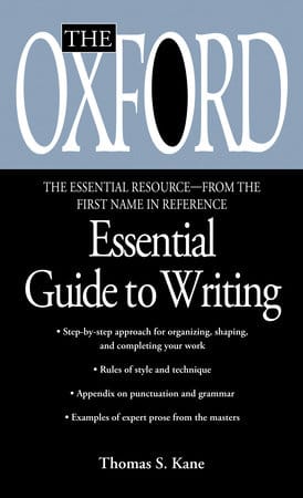 Oxford Essential Guide To Writing (Pocket) Book Cover