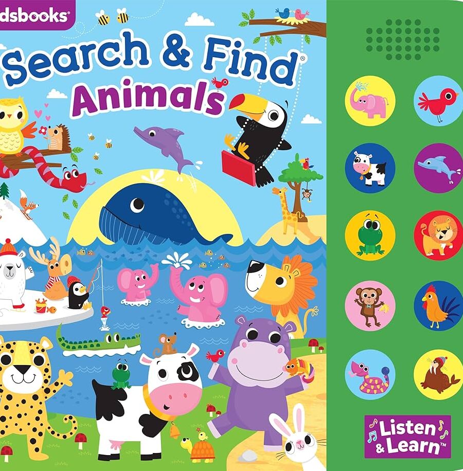 Search And Find: Animals (Sound Book)