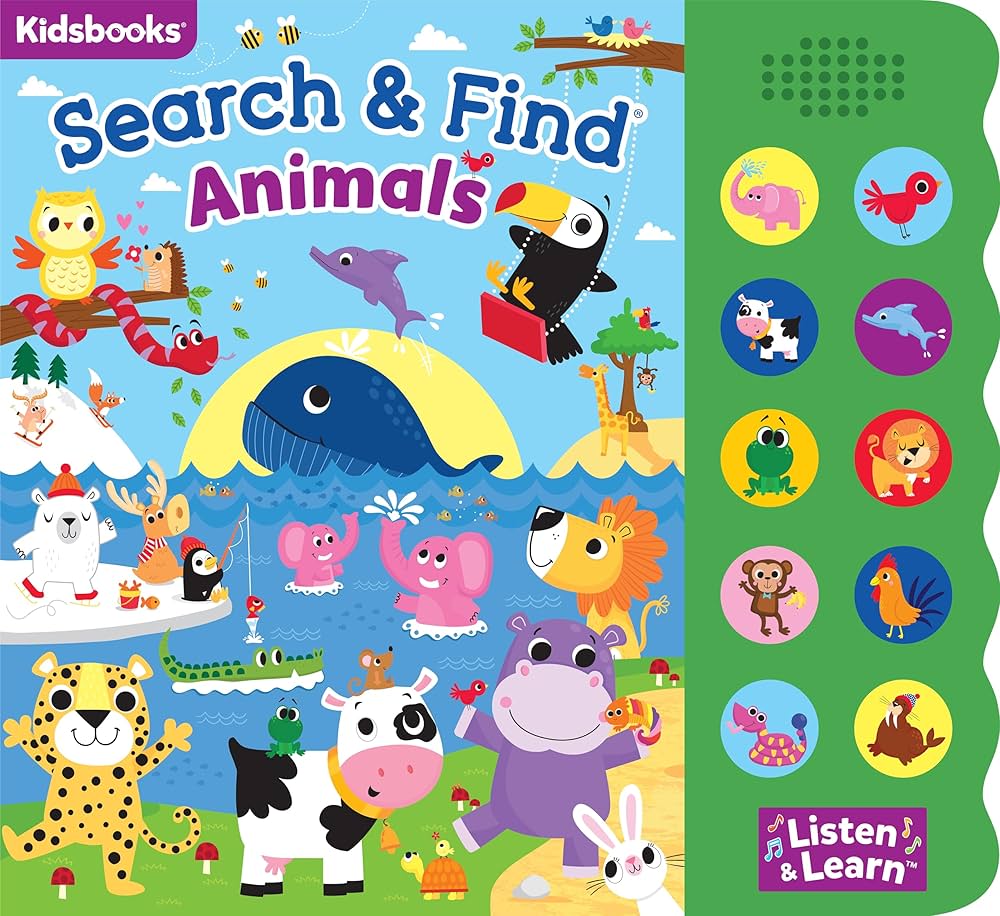 Search And Find: Animals (Sound Book)