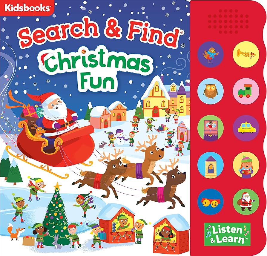 Christmas Fun Listen And Learn Search And Find (Sound Book)