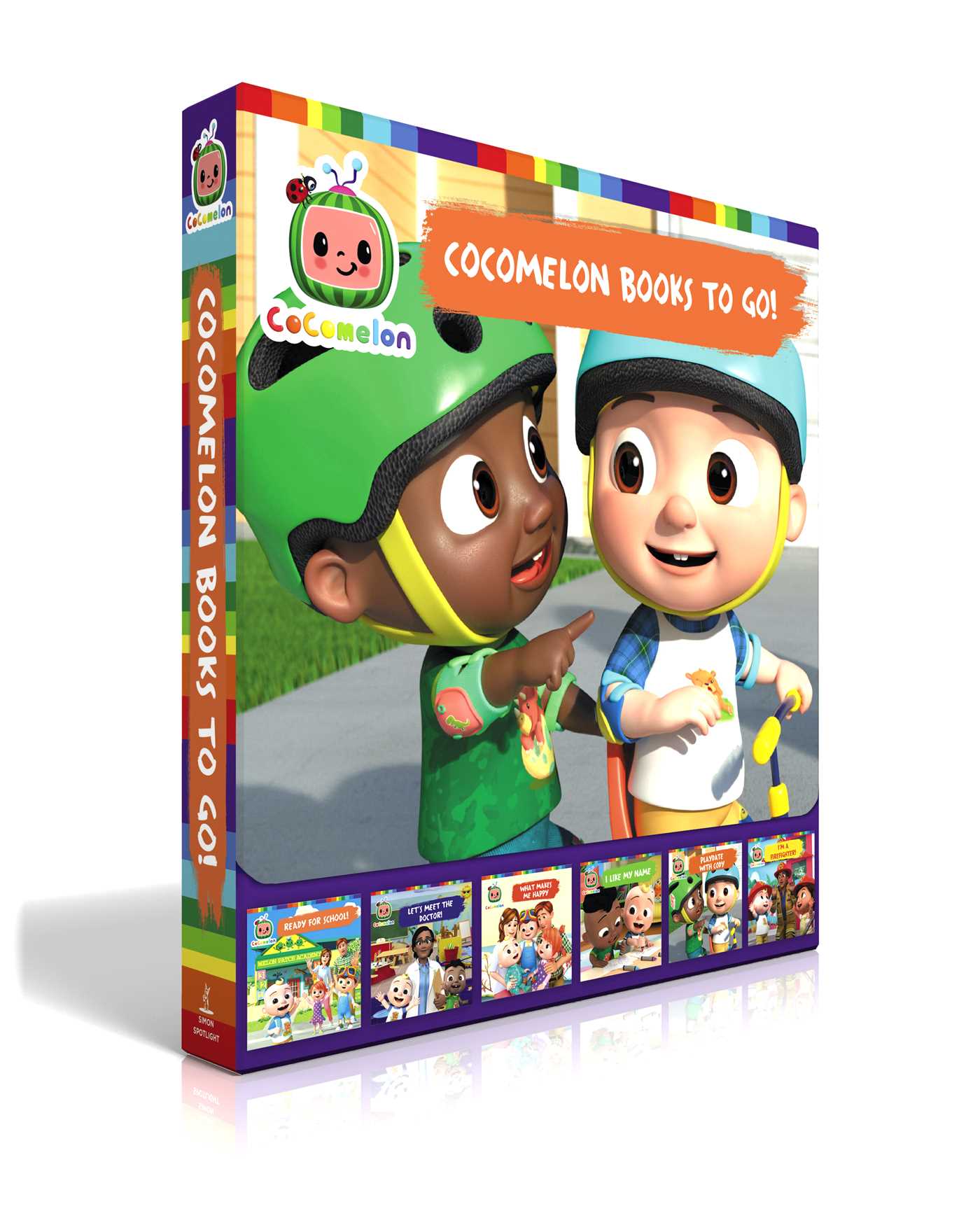 Cocomelon Books To Go! 6 Book Box Set