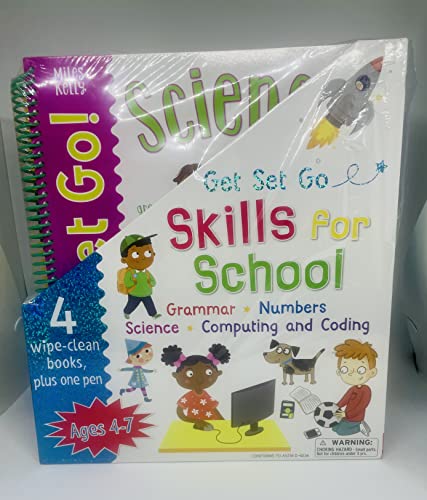 Get Set Go Skills For School (4 Wipe Clean Books With Pen Boxset)
