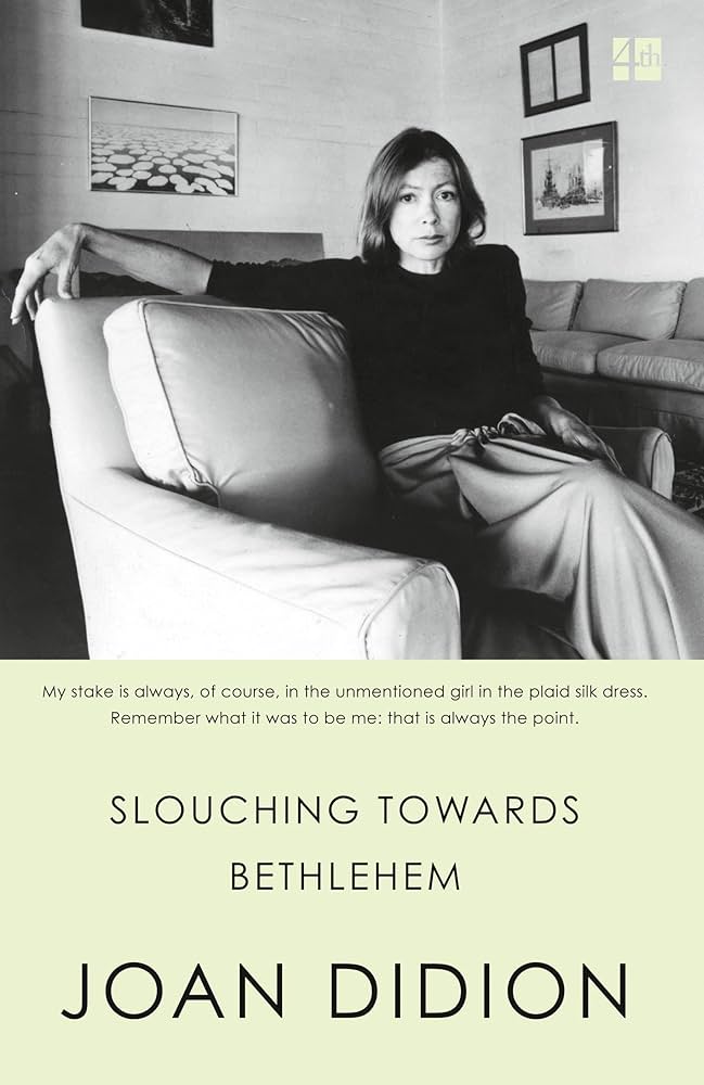 Slouching Towards Bethlehem Book Cover
