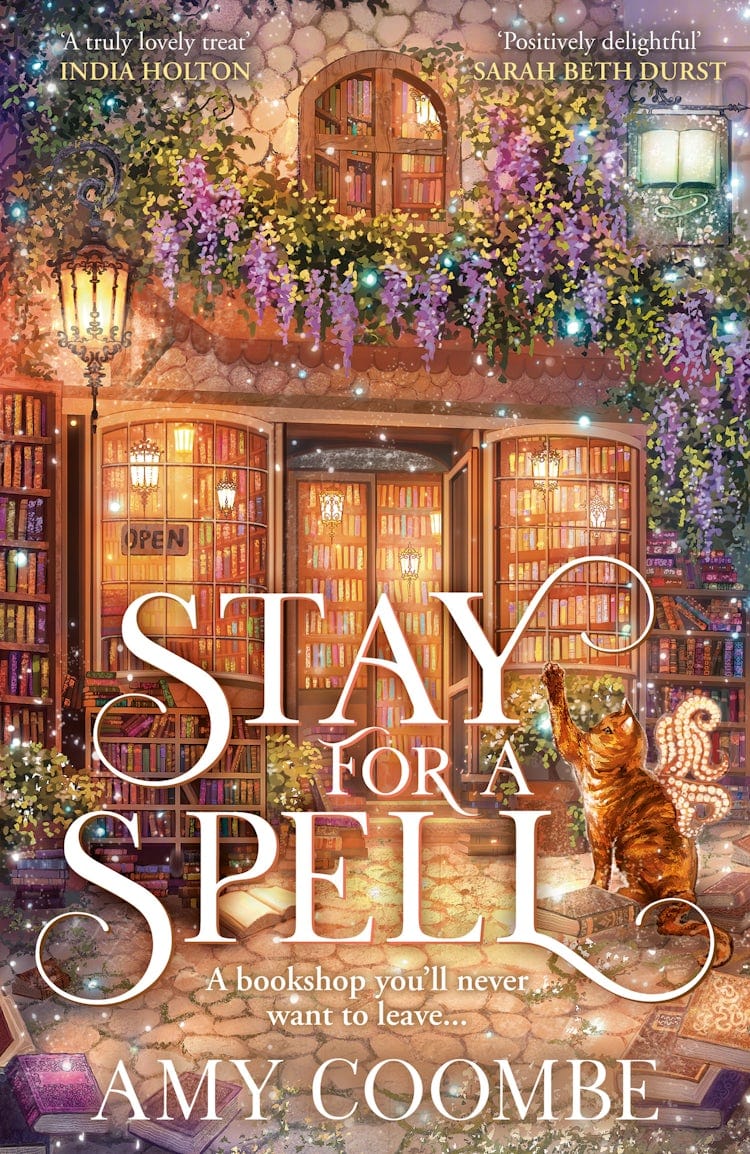 Stay For A Spell (Large Print) Book Cover