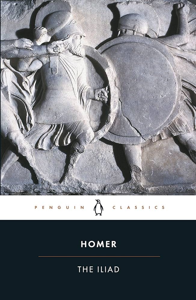 Homer: The Iliad (Penguin Black) Book Cover