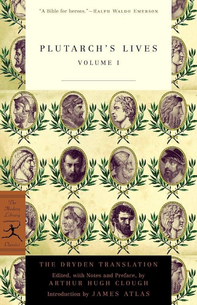 Plutarchs Lives Vol 1 Book Cover
