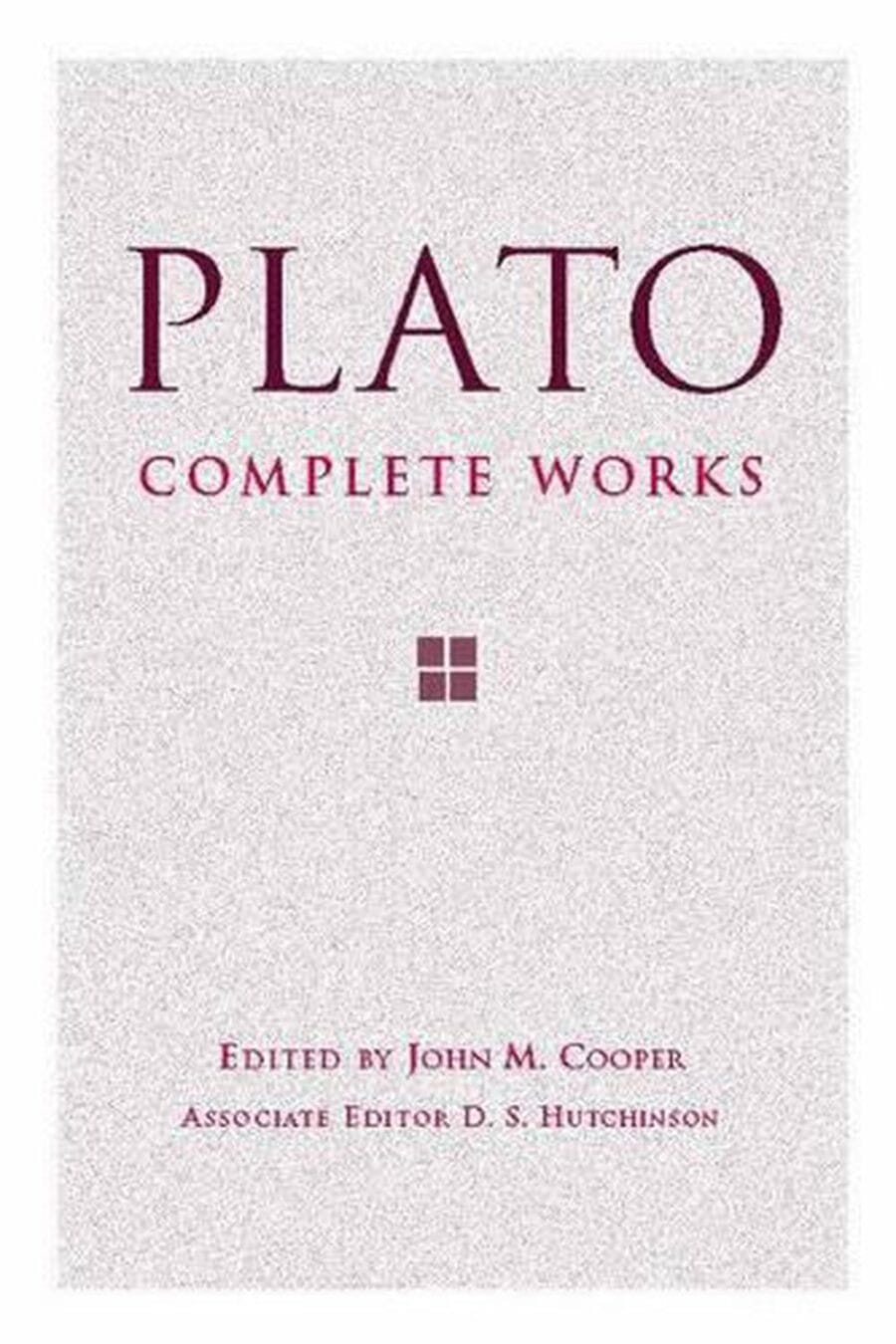 Plato Complete Works Book Cover