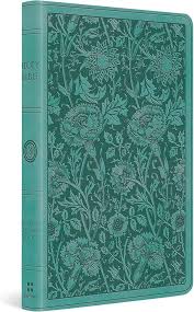 Esv: Premium Gift Bible (Leather Green) Book Cover