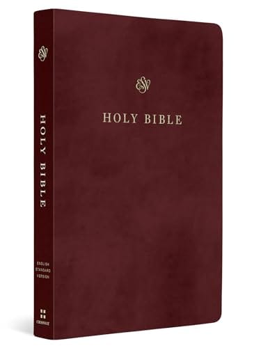 Esv: Gift And Award Bible (Leather Red) Book Cover