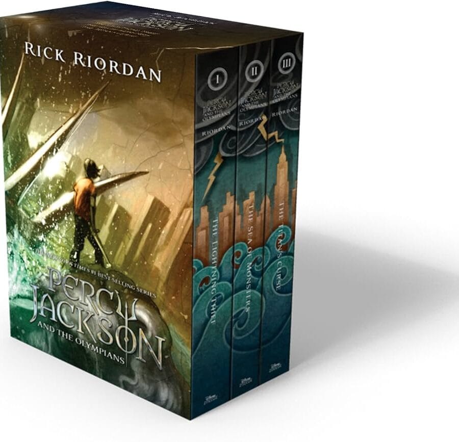 Percy Jackson 3-Book Box Set Book Cover
