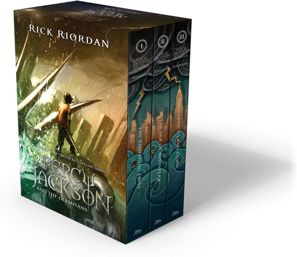 Percy Jackson 3-Book Box Set Book Cover