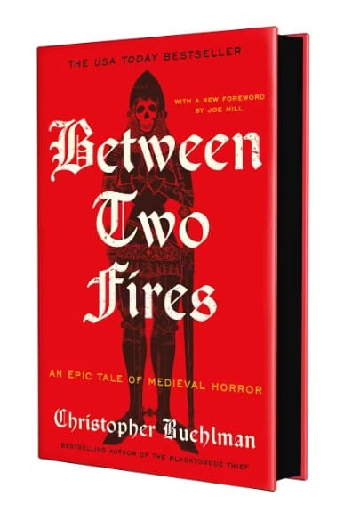 Between Two Fires (Deluxe Sprayed) Book Cover