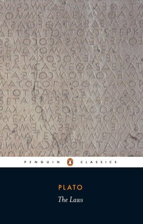 Plato: The Laws (Penguin Classics) Book Cover