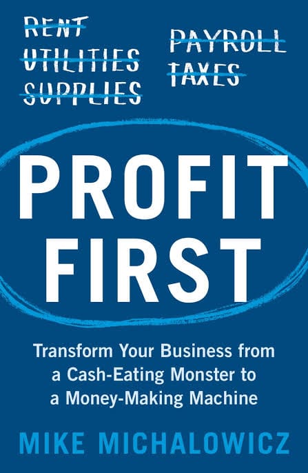 Profit First (Pb Large Print) Book Cover