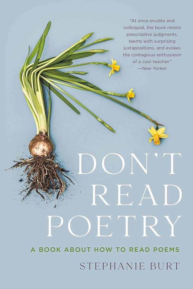 Dont Read Poetry Book Cover