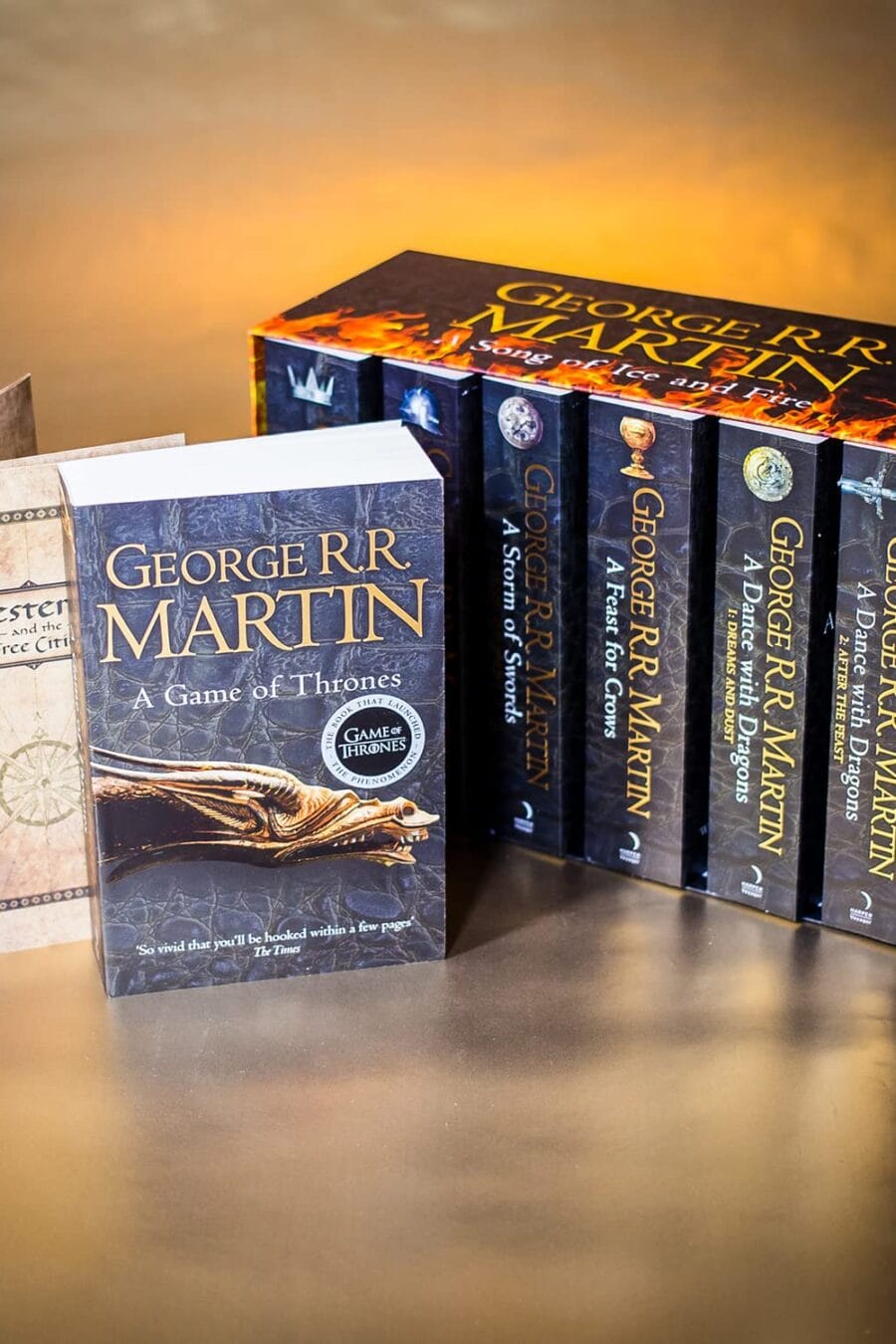 Song Of Ice And Fire : Game Of Thrones A Sky Exclusive Series (7-Book-Box Set) Book Cover